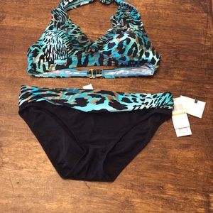 New 2 piece swimsuit size 14